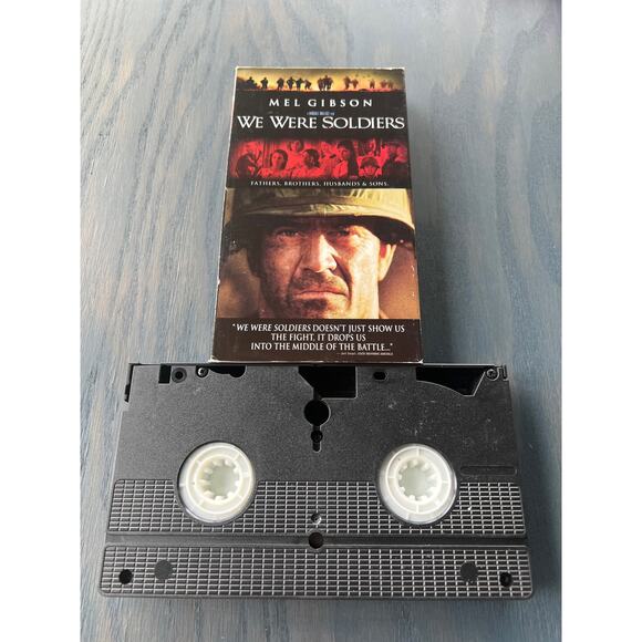 We Were Soldiers Mel Gibson Action War Movie Vintage 2002 VHS Tape Pre-Loved - Picture 4 of 4